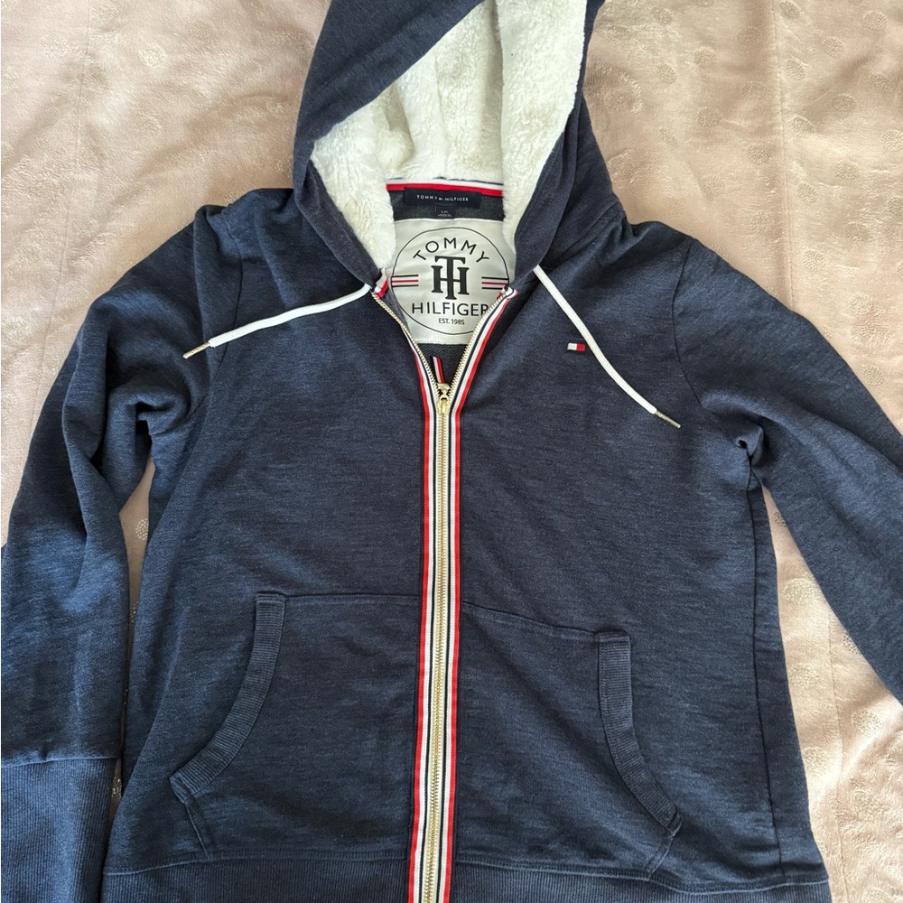 Tommy Hilfiger Hoodie with Red Trim
